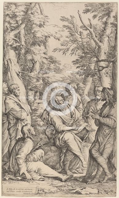 The Academy of Plato. Creator: Salvator Rosa.