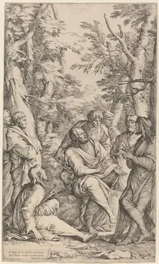 The Academy of Plato. Creator: Salvator Rosa