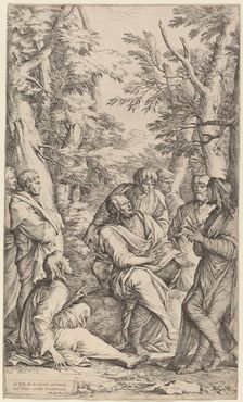 The Academy of Plato. Creator: Salvator Rosa