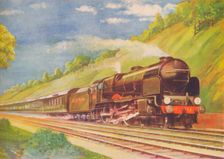 The Ace Atlantic Coast Express, S.R., in Weybridge Cutting 1940