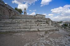 The acropolis at Eleusis, Greece. Artist: Samuel Magal