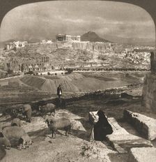 The Acropolis, Athens, Greece 1902. Creator: Works and Sun Sculpture Studios