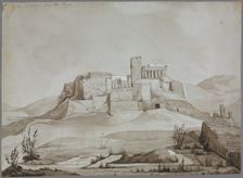 The Acropolis from the Pnyx, Athens, Greece. Creator: Joseph Mallord William Turner (British, 1775-1851)