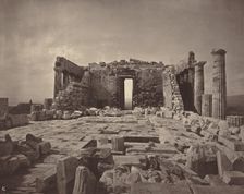 The Acropolis of Athens, plate 14, 1869/1870. Creator: William James Stillman