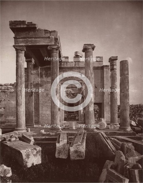 The Acropolis of Athens, plate 20, 1869/1870. Creator: William James Stillman.