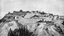 The Acropolis of Pergamon, 1902.Artist: O Schulz