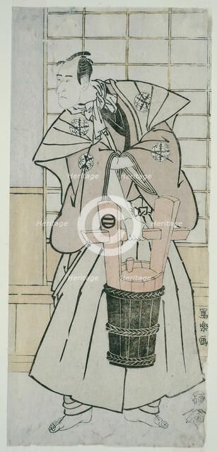 The Actoe Ichikawa Komazo llI as Nitta Yoshisada, Actually Oyamada Taro Takaie ..., 1794 (Kansei 6). Creator: Toshusai Sharaku.