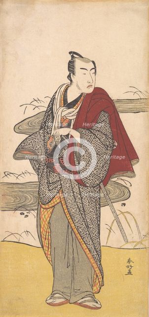 The Actor Matsumoto Koshiro 4th as a Man, ca. 1780. Creator: Katsukawa Shunko.