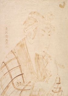 The Actor Matsumoto Koshiro as Banzuin Chobei. Creator: Tôshûsai Sharaku