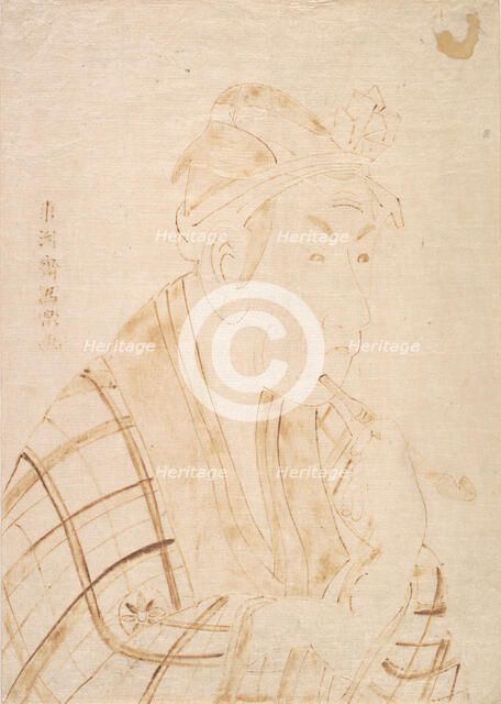 The Actor Matsumoto Koshiro as Banzuin Chobei. Creator: Tôshûsai Sharaku.