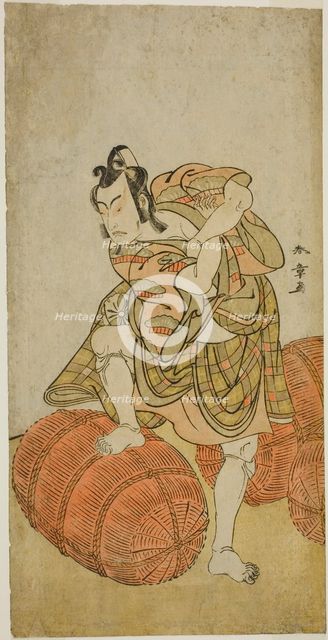 The Actor Matsumoto Koshiro IV as Matsuo-maru in the Play Sugawara Denju Tenarai..., c. 1779. Creator: Shunsho.