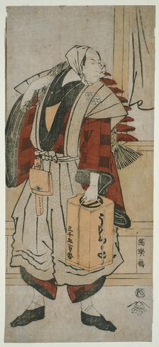 The Actor Matsumoto Koshiro IV as the Boatman Minagawa Shin'emon of Reisengasak..., 1794 (Kansei 6). Creator: Toshusai Sharaku