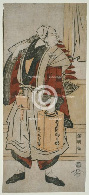 The Actor Matsumoto Koshiro IV as the Boatman Minagawa Shin'emon of Reisengasak..., 1794 (Kansei 6). Creator: Toshusai Sharaku.