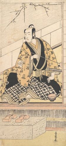 The Actor Matsumoto Koshiro IV Seated in an Outer Room, 1789. Creator: Katsukawa Shun'ei