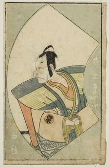 The Actor Matsumoto Koshiro II, from "A Picture Book of Stage Fans (Ehon butai ogi)", Japan, 1770. Creator: Shunsho