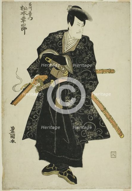 The actor Matsumoto Koshiro V as Ishikawa Goemon in the play "Sanmon Gosan no Ki..., 1810. Creator: Utagawa Toyokuni I.