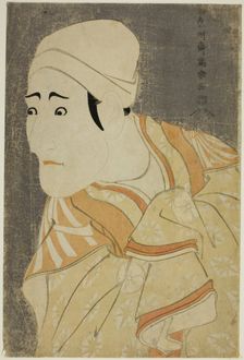 The actor Morita Kan'ya VIII as the Palanquin-bearer Uguisu no Jirosaku, 1794. Creator: Tôshûsai Sharaku