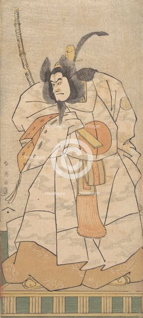 The Actor Morita Kanya VIII as Tatsugoro, 1794 (Kansei 6). Creator: Katsukawa Shun'ei.