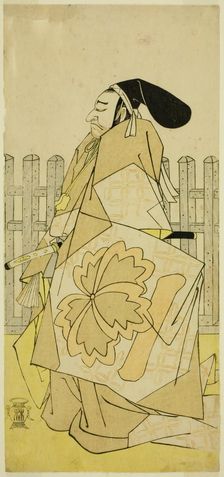 The Actor Nakayama Kojuro VI as Ko no Moronao in the Play Kanadehon Chushingura...c. 1786. Creator: Shunsho