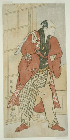 The Actor Nakajima Wadaemon as Migawari no Jizo, the Master of the House, from..., 1794 (Kansei 6). Creator: Toshusai Sharaku