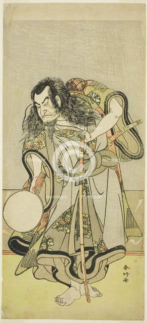 The Actor Nakamura Nakazo I as Monk Shunkan in the Play Hime Komatsu Ne no Hi..., c. 1778. Creator: Katsukawa Shunko.