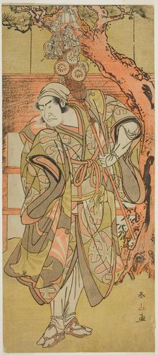 The Actor Nakamura Nakazo I as a peddler of toys, Japan, c. 1782/90. Creator: Katsukawa Shunzan