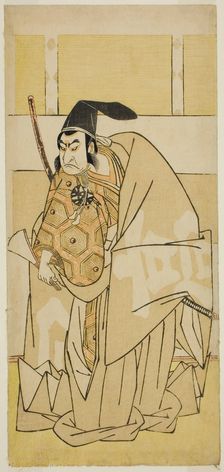 The Actor Nakamura Nakazo I as Ko no Moronao in the Play Kanadehon Chushingura..., c. 1779. Creator: Shunsho