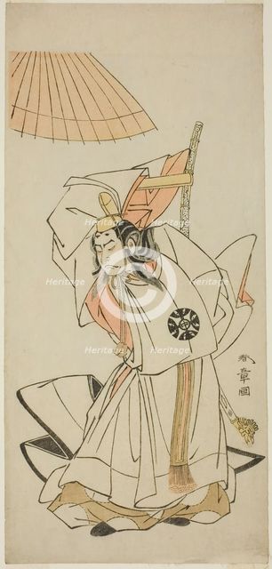 The Actor Nakamura Nakazo I as Prince Koreakira, Younger Brother of Emperor Go-Toba, i..., c. 1773. Creator: Shunsho.
