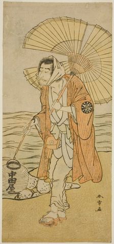 The Actor Nakamura Nakazo I as the Renegade Monk Dainichibo in the Play Edo Meisho..., c. 1779. Creator: Shunsho