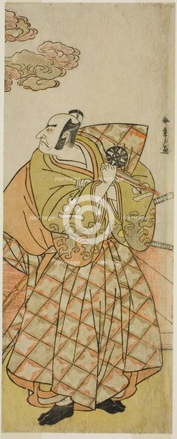 The Actor Nakamura Nakazo I as Watanabe no Tsuna in the Play Shitenno Tonoi no... c. 1781. Creator: Shunsho.