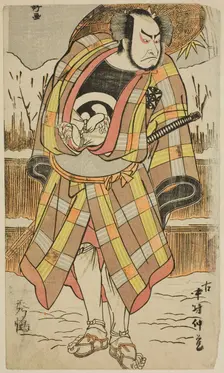 The Actor Nakamura Nakazo, late 18th century. Creator: Katsukawa Shunko