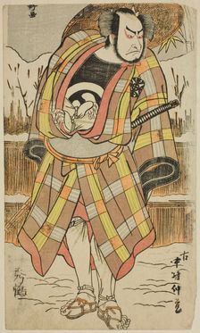 The Actor Nakamura Nakazo, late 18th century. Creator: Katsukawa Shunko