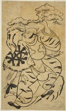 The Actor Nakamura Denkuro I, c. 1700. Creator: Torii Kiyonobu I