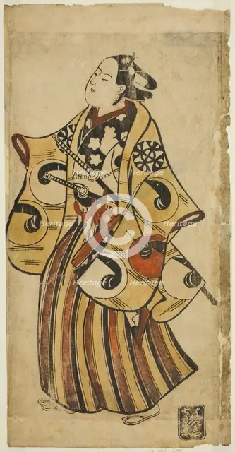 The Actor Nakamura Denkuro I, c. 1710. Creator: Torii Kiyonobu I.