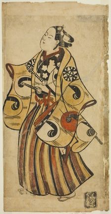 The Actor Nakamura Denkuro I, c. 1710. Creator: Torii Kiyonobu I
