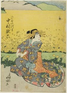 The Actor Nakamura Karoku I as Fujiya Azuma, 1827. Creator: Shunshosai Hokucho