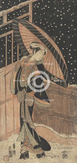 The Actor Nakamura Kiyozo, ca. 1769. Creator: Ippitsusai Buncho.