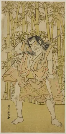 The Actor Nakamura Sukegoro II in an Unidentified Role, c. 1779. Creator: Katsukawa Shunko