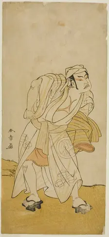 The Actor Nakamura Sukegoro II in an Unidentified Role, Japan, c. 1779. Creator: Shunsho