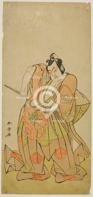 The Actor Nakamura Sukegoro II in an Unidentified Role, Japan, c. 1779. Creator: Shunsho.