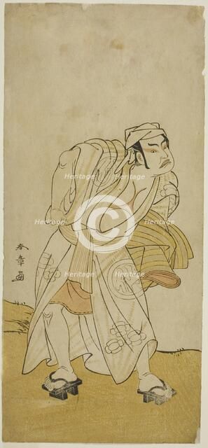 The Actor Nakamura Sukegoro II in an Unidentified Role, Japan, c. 1779. Creator: Shunsho.