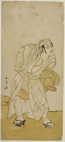 The Actor Nakamura Sukegoro II in an Unidentified Role, Japan, c. 1779. Creator: Shunsho