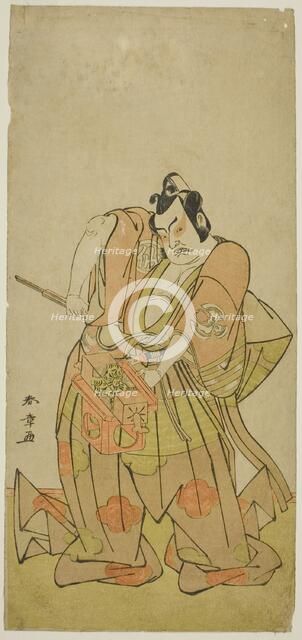 The Actor Nakamura Sukegoro II in an Unidentified Role, Japan, c. 1779. Creator: Shunsho.