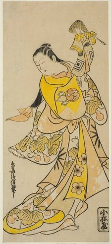 The Actor Nakamura Takesaburo I as Kewaizaka no Shosho (?), c. 1718. Creator: Torii Kiyonobu I