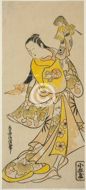 The Actor Nakamura Takesaburo I as Kewaizaka no Shosho (?), c. 1718. Creator: Torii Kiyonobu I.