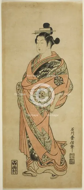 The Actor Nakamura Tomijuro I, c. 1755. Creator: Ishikawa Toyonobu.