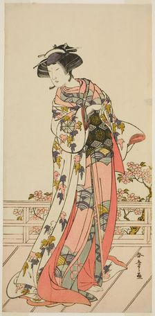 The Actor Nakamura Tomijuro I in an Unidentified Role, Japan, c. 1777. Creator: Shunsho