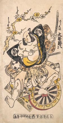 The actor Otani Oniji in the role of Omoni Hikoshichi, ca. 1730., ca. 1730. Creator: Torii Kiyomasu I