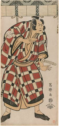 The actor Otani Hiroji III as Hata no Taizan Taketora, 1794. Creator: Tôshûsai Sharaku