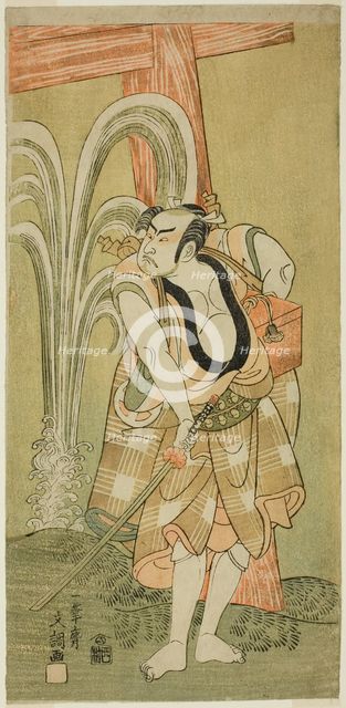 The Actor Otani Hiroji III in an Unidentified Role, c. 1770. Creator: Ippitsusai Buncho.